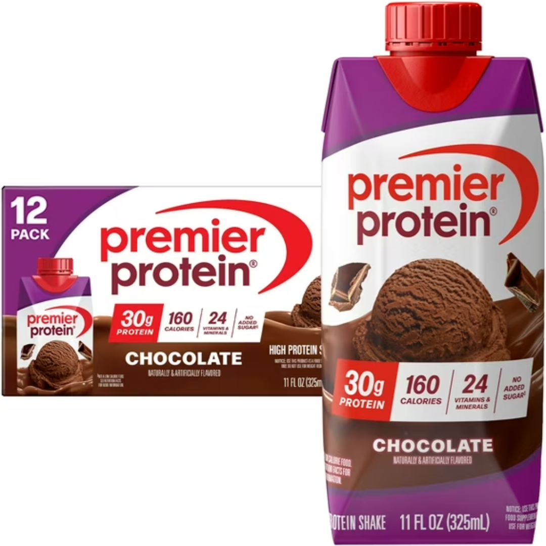 Premier Protein 12-Count 11oz Chocolate Shake