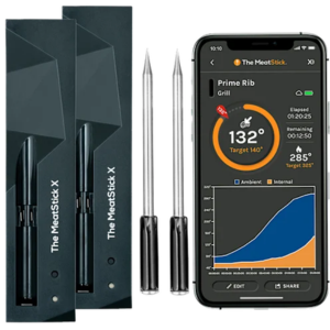 2-Pack Meatstick X Wireless Thermometers w/App