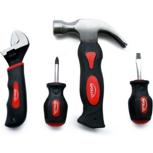 Apollo Tools 4-Piece Stubby Tool Set