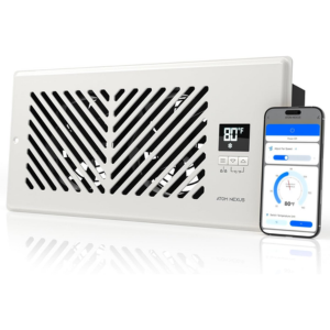 Smart Quiet Register Booster Fan