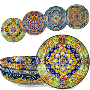 4-Piece Ceramic Pasta Bowls