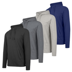 3-Pack Men's Assorted Cotton Pullover Hoodies