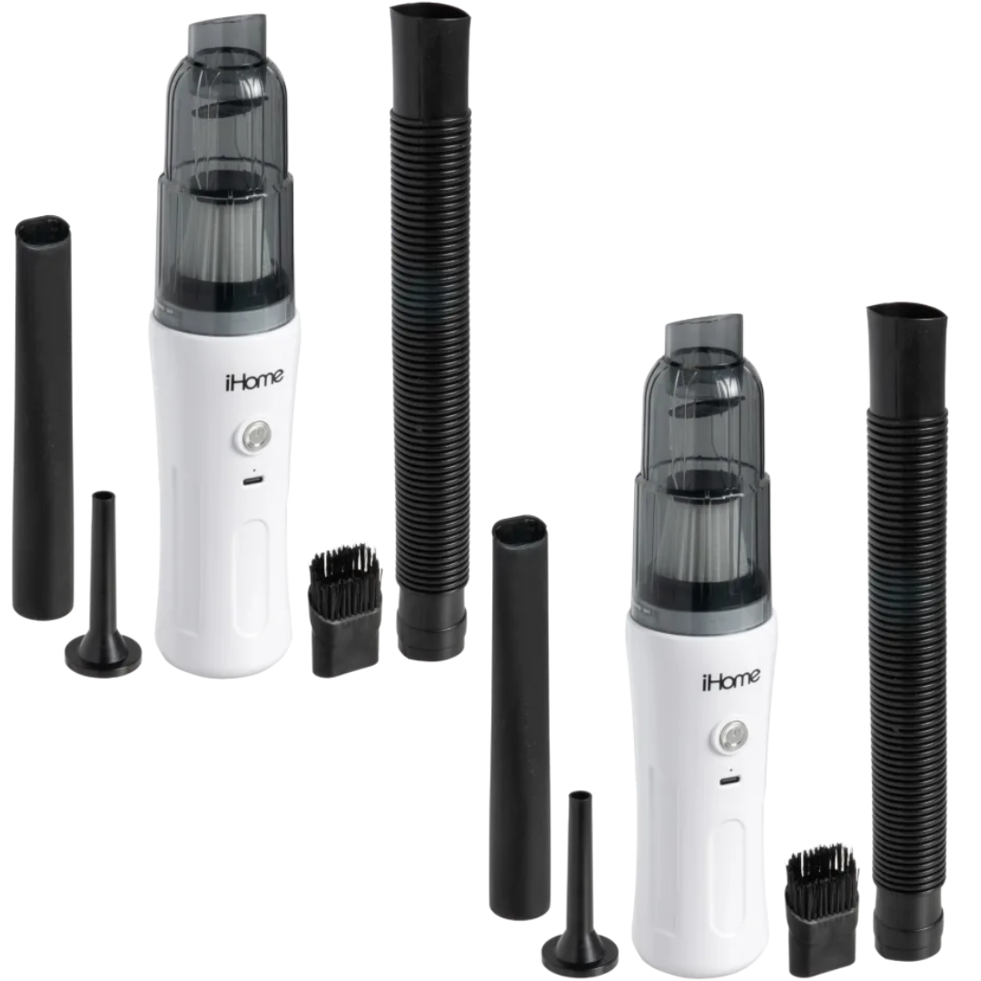 iHome HandVac 2-Pack Cordless Vacuum & Accessory Kit