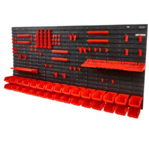 SucceBuy Wall-Mount 48-Bin Rack Organizer