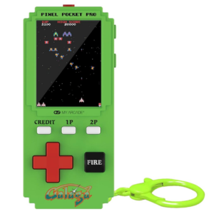 My Arcade Galaga Pixel Pocket Pro Video Game Keychain