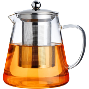 Borosilicate Glass Stovetop 18oz Teapot