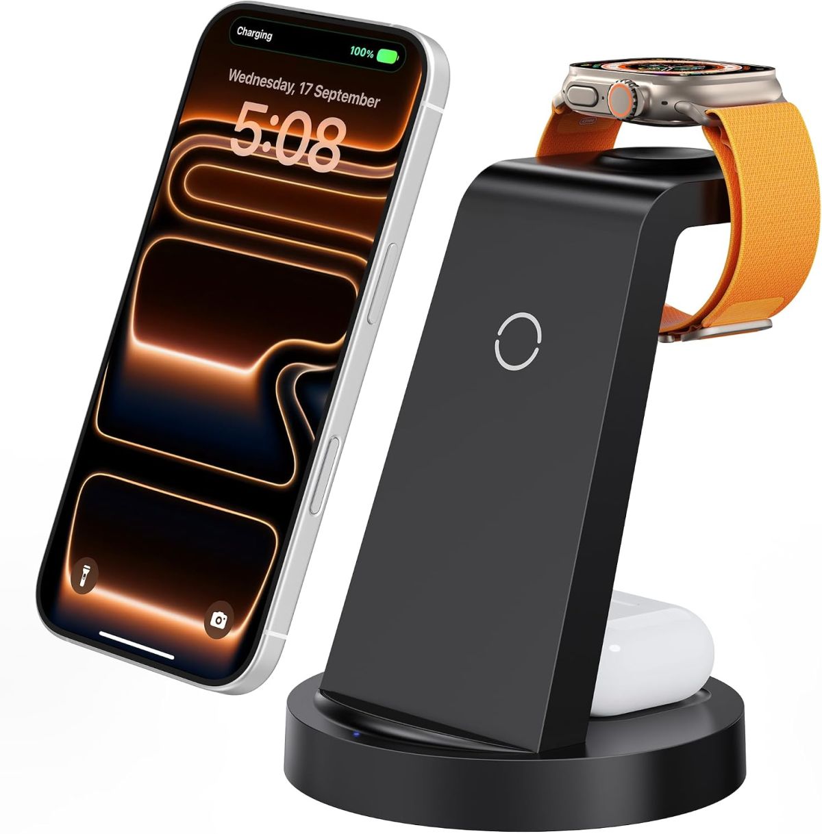 Wireless 3-in-1 Apple Charging Station
