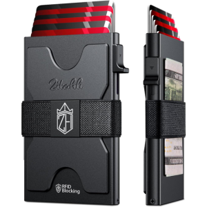 Men's RFID 12-Card Blocking Metal Wallet