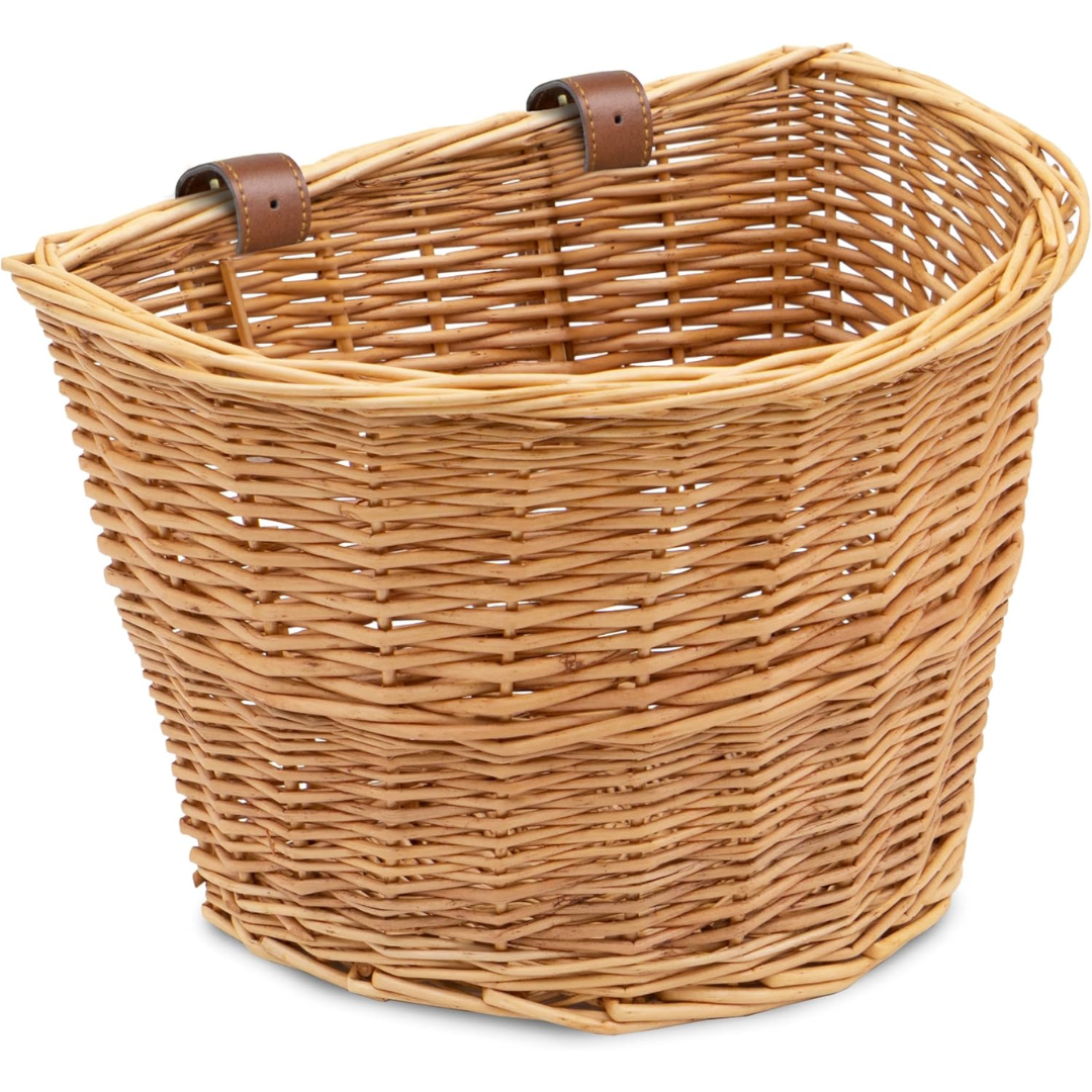 ProSource 15Lbs Wicker Bike Basket
