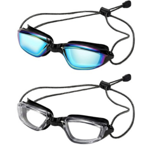 Aegend 2-Pack UV Protection Mirrored Swim Goggles