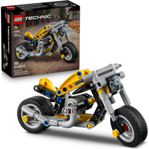 Lego151-Piece Technic Yellow Motorcycle Toy