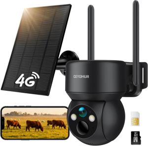 4G LTE Trail Camera w/Built-in SIM Cards & 32GB TF Card