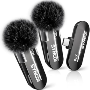 2-Pack Wireless Lavalier Microphones