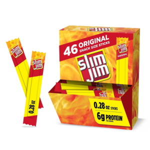 46-Count Slim Jim Smoked Jerky Snack Sticks
