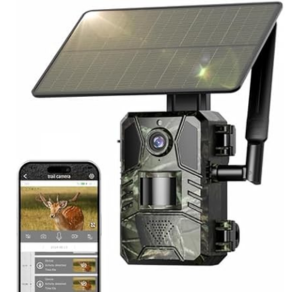 Loatos 2K HD Live Cellular Trail Camera w/Built-in SIM Card