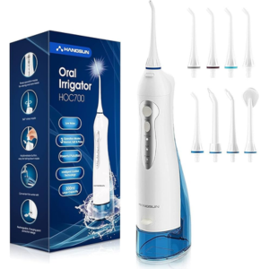 Rechargeable Cordless Water Flosser w/ 8-Nozzles