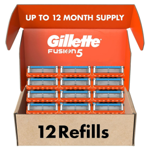 Gillette Fusion5 12-Count Men's Razor Blade Refills