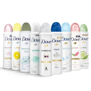 Dove 10-Pack Antiperspirant Deodorant Spray