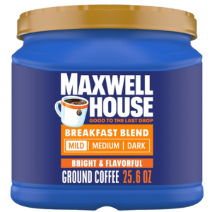 Maxwell House Breakfast Blend  25.6oz Canister