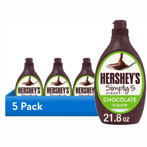 5-Pack Hershey's Simply 5 Chocolate Syrup