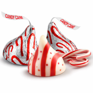 Hershey’s 5lbs. Kisses Cane Mint Candy Bulk Value Bag