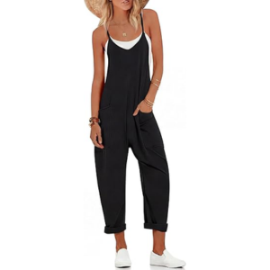 Women's Spaghetti Strap Wide-Leg Jumpsuit