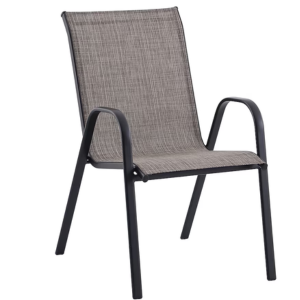 Metal Stackable Sling Dining Chair