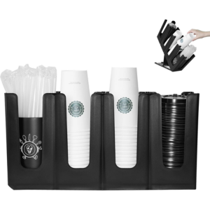 Cup Holder w/Straw Organizer