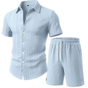 2-Piece Men's Shirt & Shorts Set