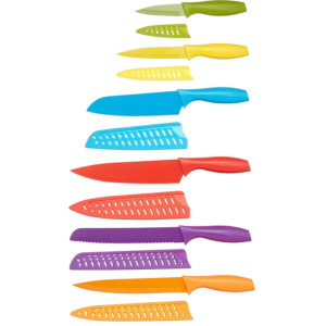 Amazon Basics 12-Piece Kitchen Knife Set