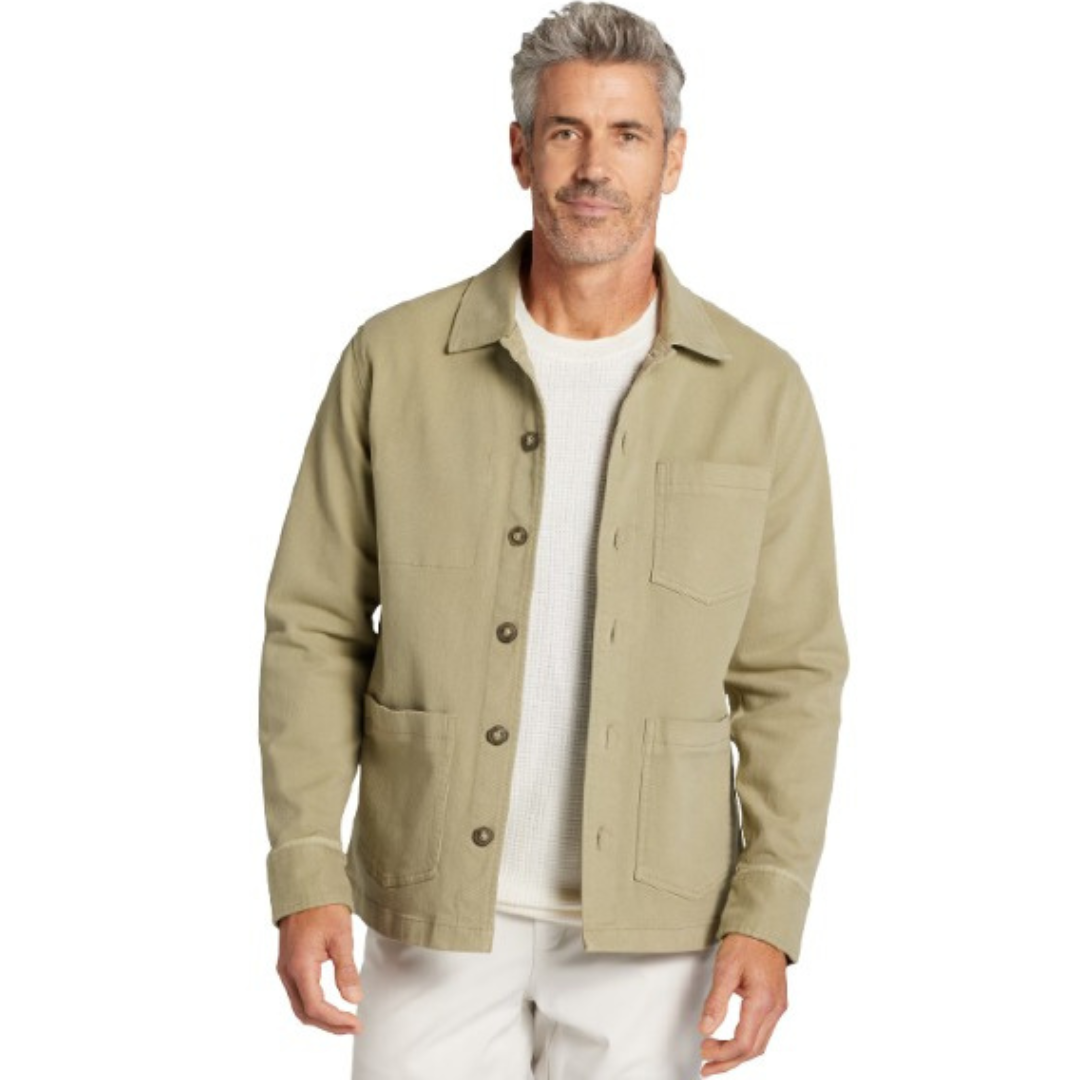 Joseph Abboud Men's Stretch Twill Chore Jacket