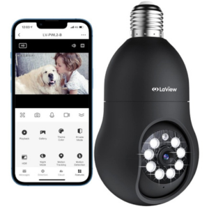 LaView 4MP Bulb Security Camera