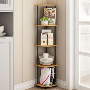 Furinno Turn-N-Tube 5-Tier Corner Shelf