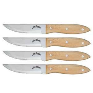 Jim Beam 4-Piece Serrated Steak Knife Set