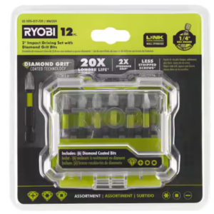 Ryobi 12-Piece Diamond Grit Driving Set