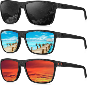 3-Pack Men's Polarized UV400 Sunglasses