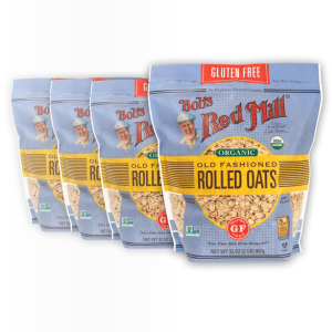 4-Pack Bob’s Red Mill 32oz. Organic Gluten-Free Rolled Oats