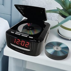 Proscan USB Charging CD Clock Radio