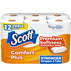 Scotts 12-Pack ComfortPlus Toilet Paper