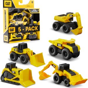 CAT 5-Pack Construction Vehicle Toy Set