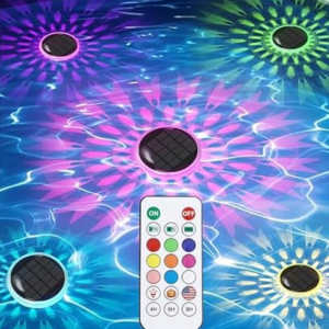 Energetic 5-Pack Solar Floating Pool Lights