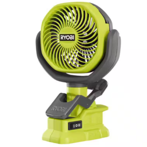 Ryobi ONE+ 18V Cordless 4” Clamp Fan