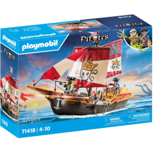 Playmobil Pirate Ship Playset w/Figures & Accessories