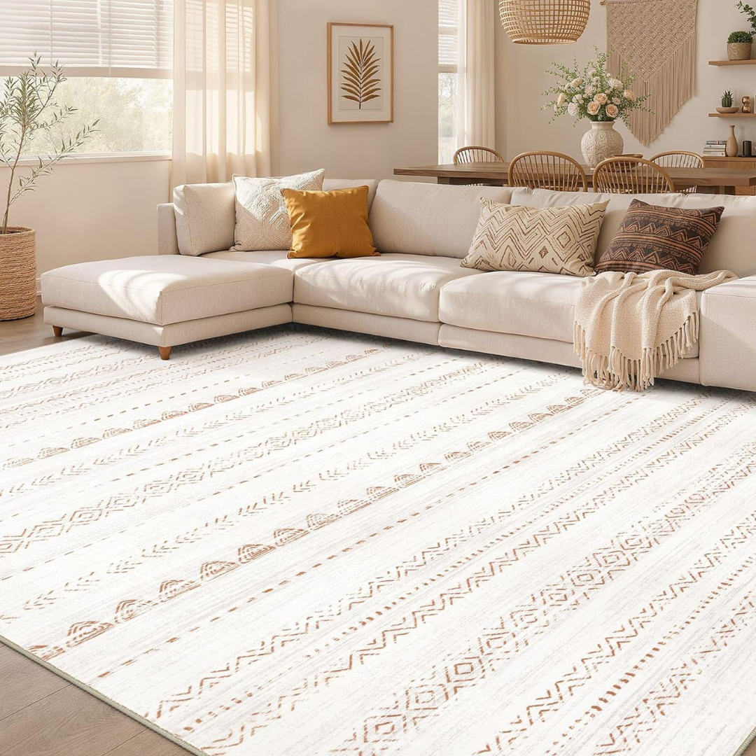 Boho Moroccan 7' Area Rug