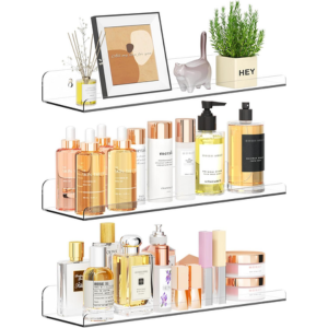 Set of 3 Wall Decor Floating Shelves