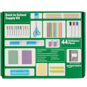 Amazon Basics 44-Piece Student Supply Kit