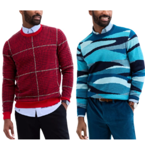 Club Room Men's Pattern Merino Sweater