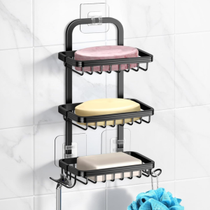 3-Tier Shower Bar Soap Holder