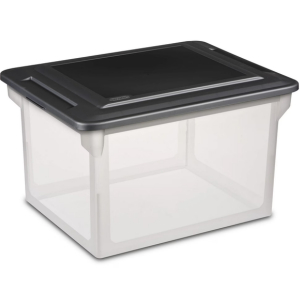 Sterilite Clear Plastic Storage Box