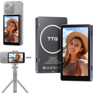 Magnetic 4K Vlog Monitor Screen w/Bluetooth Remote